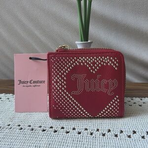 NWT Juicy Couture Red Studded Women's Wallet